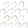 UNICRAFTALE 14 pezzi 14 colori Bracciale scorrevole regolabile 22cm Cordino intrecciato in nylon braccialetti con accessori in ottone catene per bracciale per la fabbricazione di gioielli regalo per