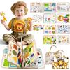 Sumtoco Busy Board, Montessori 2 Anni, Giochi Bambini 2 Anni, Libro Interattivo, Giochi da Viaggio Bambini, Montessori 1 Anno, Libro Sensoriale 1 Anno, Regalo Bimba Bimbo