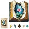WOODBESTS Puzzle in Legno per Adulti, Puzzle di Fiori Fioriti, 280 Pezzi Puzzle in Legno, Puzzle di Animali Unici con Forma Irregolare, Belli Regali per Amanti dei Puzzle (L-34 * 30,1 cm)