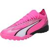 Puma Men Ultra Match Tt Soccer Shoes, Poison Pink-Puma White-Puma Black, 43 EU