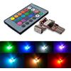 SOCAL-LED LIGHTING SOCAL-LED 2x RC T10 194 W5W lampadine LED RGB 5050 6SMD Luminoso Cuneo Interni/Cupola/Mappa/Porta/Luce Targa