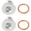 Briny River Tappo di scarico dell'olio M16 x 1,5 mm con anello di tenuta 2120484 2120478 compatibile con Ford Fiesta Focus