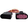 Be In Your Mind 1J0973737 1J0973835 - Connettore per fari allo xeno, 10 pin a 14 pin, compatibile con Audi A1 A3 A4 A5 A6 A8