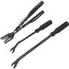 JNNJ 3 Pezzi Pinza Clip Auto per Rivetti e Pannelli, Nero | Acciaio Resistente, Impugnatura Ergonomica, Design A Leva, Facile Accesso Agli Spazi Stretti, Utensili Per Manutenzione Auto