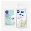 MAM Sacchetti per latte materno, capacità 180 ml, adatti per frigorifero e congelatore, consentono una conservazione verticale o orizzontale, facili da riempire, senza perdite, 25 pezzi