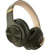 DOQAUS Cuffie Bluetooth Over Ear, [fino a 90 ore] Cuffie senza fili con 3 modalità EQ, HiFi Stereo Pieghevole con Microfono, morbidi cuscinetti auricolari per iPhone/ipad/Android/Laptop Verde