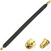 Bingfu Prolunga Antenna WiFi Finestre 30cm Cavo Coassiale RP-SMA Maschio a Femmina Cavo Piatto LoRa Boccola per Finestra per Antenna WLAN Antenna Minatore Helium Lora, 1 Confezione