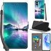 PHINIENLAND Cover per Honor 90 Lite / X50i 5G Case PU Pelle Custodia [Kickstand] [Chiusura magnetica] [Slot per Schede], Portafoglio Flip Custodia per Honor 90 Lite,Aurora