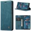 Phernykas Cover per Huawei P30 Lite Libro Pelle Portafoglio, [Porta Carte] [Magnetica] Premium PU Flip Wallet Custodia Cellulare Protection per Huawei P30 Lite Leather Case, Blu-verde