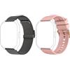 ZOSKVEE Cinturini per Smartwatch 22mm, Sostitutivo per Smartwatch Bluetooth da Uomo e Donna, Milano Nero/Rosa, per P95/P66