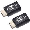 EVanlak - Adattatore emulatore Hdmi Edid di terza generazione, funziona con interruttori Mac Thunderbolt a HDMI, ricevitore AV, splitter video, 4 K, 3840 x 2160 a 60 Hz, confezione da 2P