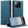 Monweicz Cover Compatibile con Redmi Note 13 Pro 5G, Custodia Portafoglio con Slot per Scheda, Protezione Completa Premium in Pelle PU, Flip Libro Magnetica Redmi Note 13 Pro 5G, Blu-verde