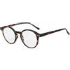 ZENOTTIC Occhiali da Lettura Presbiopia Anti Luce Blu con Lenti Antiriflesso Uomo e Donna Leggero Telaio Rotondo Vintage Tartaruga 3.5x