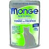 Generic MONGE UMIDO GATTO NATURAL BUSTE TONNO DEL PACIFICO - OFFERTA - 6 BUSTINE DA 80GR