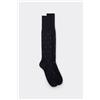 Intimissimi Calze Lunghe In Cotone Filo Di Scozia Blu