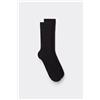 Intimissimi Calzini Corti Cotone Soft A Coste Nero