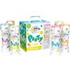Dulcop Bubble World - Party Bubbles Pack - Bolle di Sapone Bambini - Confezione da 6 pz da 60 ml - Tubetti bianchi con soffiatore rosso integrato - Gadget compleanno - Made in Italy