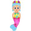 IMC Toys BLOOPIES Shimmer Mermaids Iris, Giocattolo d'Acqua, Sirena con Coda Scintillante Piena di Charms che Spruzza Acqua, Giocattolo Regalo per Bambini dai 18 Mesi in su