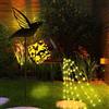 XIHAMA Luce solare per annaffiatoio da giardino, con 36 luci a LED, in metallo retrò, impermeabile, per giardino, patio, cortile, sentiero, lanterna, decorazione per piante