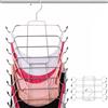 QINGZY Grucce Appendiabiti Multistrato Antiscivolo, Appendiabiti Pieghevole per reggiseno a 8 Livelli, Appendino per Canotta Metallo, Pieghevole Grucce Appendiabiti Salvaspazio Reggiseno, per Reggiseno, Pigi