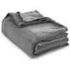 Winthome Coperta Pile Morbida Soffice, Plaid Divano Calda, Blanket Facile da Pulire, Coperta per Bambini, Adolescenti e Adulti, Coperta Peluche Adatta a Tutte le Stagioni (130x170cm, Grigio chiaro)