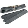 Gardenmate - Set Di 8 Etichette Per Piante In Ardesia M 15 X 2 Cm