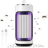 HOLKEU Lampada Antizanzare Elettrica, UV Lampada Trappola per Zanzare Da Interno, USB Ricaricabile Antizanzare Elettrico Portatile con Spazzola di Pulizia per Repellente Zanzare, Mosche, Insetti