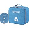 ISAKEN Borsa Pronto Soccorso Vuota First Aid Kit Pouch Kit di Pronto Soccorso da Viaggio Borsa per Medicinali da Viaggio per Casa, Esterno, Ufficio, Alpinismo, Campeggio