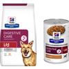 Hill's Prescription Diet 10 kg / 12 kg Hill's Prescription Diet Crocchette + 3 x Hill's Prescription Diet cibo umido gratis! - 12 kg i/d Digestive Care con Pollo + 3 x 360 g i/d Digestive Care Tacchino umido