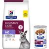 Hill's Prescription Diet 10 kg / 12 kg Hill's Prescription Diet Crocchette + 3 x Hill's Prescription Diet cibo umido gratis! - 12 kg i/d Low Fat Digestive Care + 3 x 360 g i/d Low Fat Digestive Care umido