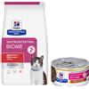 Hill's Prescription Diet 8 kg Hill's Prescription Diet Crocchette per gatti + 6 x 82 g umido gratis! - Gastrointestinal Biome Stress Pollo Crocchette + Gastrointestinal Biome Spezzatino umido