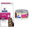Hill's Prescription Diet 8 kg Hill's Prescription Diet Crocchette per gatti + 6 x 82 g umido gratis! - Gastrointestinal Biome Crocchette + Gastrointestinal Biome Spezzatino umido