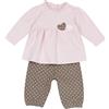 Chicco, Completo Neonata con Maglietta e Pantaloni, in Morbido Tessuto, Abbigliamento Bambina 0-24 Mesi, Idee Regalo Nascita, Designed in Italy