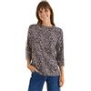 Cecil 3228203 Maglietta con Stampa Minimal, Eggplant Red, XS Donna
