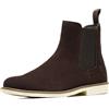 SL-Saint Stivali Chelsea Classici Fatti a Mano Per Gli Uomini Moda Vera Pelle di Mucca Slip On (Marrone Pelle, Adulto, Uomo, 42.5, Numero, Sistema Taglie Calzature EU, Media)