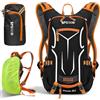 SPGOOD Zaino bici 20L/25L/30L Impermeabile Traspirante per Uomo e Donna con Parapioggia Copricasco Zaino Moto Zaino Sportivo per Ciclismo Escursionismo Campeggio MTB