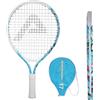 AMA SPORT - AT-X-Blue17-306C - Racchetta da tennis junior Blu Oceano 17 pollici - Per bambini di 2-3 anni - Apprendimento divertente - Leggera ed ergonomica