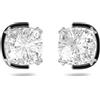 Swarovski Orecchini Harmonia, Cristalli Taglio Cushion, Bianco, Mix di Placcature