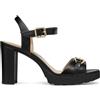 Geox D Walk Pleasure 85S sandalo con tacco (Nero, Sistema Taglie Calzature EU, Adulto, Donna, Numero, Media, 38)