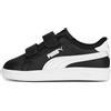PUMA Smash 3.0 L V Inf, Scarpe da Ginnastica Unisex-Bimbi 0-24, Black White, 19 EU