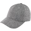Gisdanchz Cappello Uomo Invernali Baseball Lana Grigio Chiaro Berretto Donna Invernale Cappellino Uomo con Visiera Inverno Winter Wool Baseball cap Short Brim Visor Grigio Chiaro