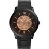 Fossil Orologio Neutra Automatic da uomo, movimento automatico, cassa in acciaio inossidabile nero da 44 mm e bracciale in acciaio inossidabile, ME3183, Nero