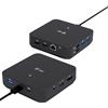 I-tec Docking station I-tec 100W per computer USB 3.2 tipo C Nero [C31TRIPLEVIDEODPPRO]