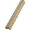 Furnipart Elan LA160 mm - Maniglia per mobili da avvitare - Larghezza 200 mm, alluminio ottone spazzolato