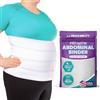 BraceAbility 4XL Plus Size Bariatric Addominale Binder, cintura obesità per uomini e donne grandi con una grande pancia, pancia post intervento chirurgico e fascia di compressione della vita