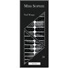 Miss Sophie UV Gel Wraps Black Bats Smalto adesivo 1 pz.