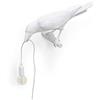 Seletti Bird Lamp Looking lampada da tavolo corvo bianco