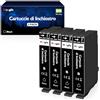 Meagiis Compatibili per 603XL Nero Cartucce d'inchiostro Compatibili per Epson Expression Home XP-2100 XP-3100 XP-4100 XP-2105 XP-2150 XP-3105 XP-4105 Workforce WF-2810 WF-2830 WF-2820 WF-2840(4 Nero)