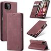 owlhold Cover Samsung Galaxy A22 4G/5G,Cover Samsung Galaxy A22 4G/5G Magnetica Portafoglio Flip[Antiurtoo][Cavalletto][Carta Fessura] Custodia Pelle per Samsung Galaxy A22 4G/5G-Vino Rosso