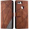 SONWO Cover per Huawei Honor 9 Lite, Flip Caso in PU Pelle Case Cover Portafoglio Custodia per Huawei Honor 9 Lite, [Kickstand] [Slot per Schede], Marrone